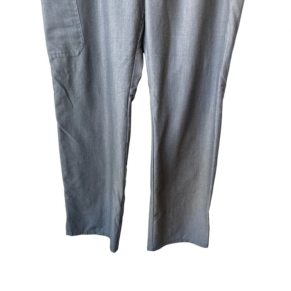 FIGS Womens Kade‎ Scrub Pants Size L Tall Drawstring Graphite Grey Technical